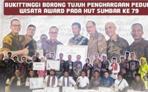 Bukittinggi Borong Tujuh Penghargaan Peduli Wisata Award Pada HUT Sumbar ke 79