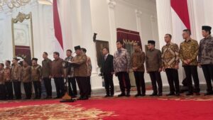 Presiden Prabowo Subianto mengumumkan susunan Kabinet Merah Putih periode 2024-2029
