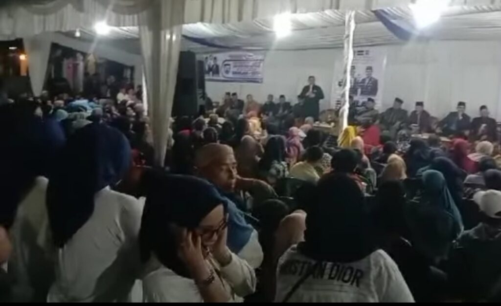 Tepis segala isu dan fitnah,warga Tengah sawah membludak janji solid dukung Ramlan-Ibnu