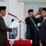 Wawako Marfendi Lantik Al Amin jadi Sekdako Bukittinggi