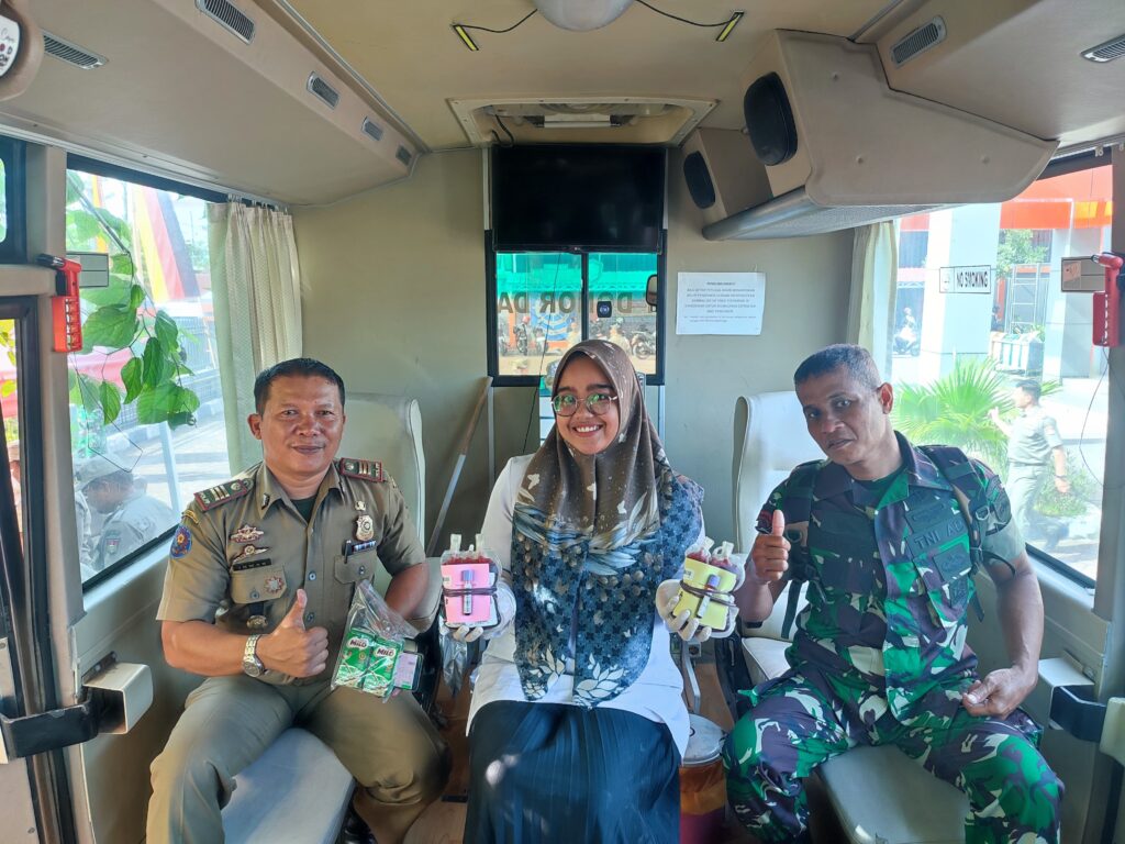 Dalam Rangka HUT Kota Bukittinggi Satpol PP Gelar Aksi Kemanusiaan Donor Darah
