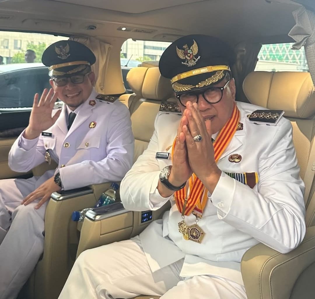 H.Ramlan Nurmatias SH- Ibnu Asis S.TP resmi jabat Wali Kota dan Wakil Wali Kota Bukittinggi 2025-2030