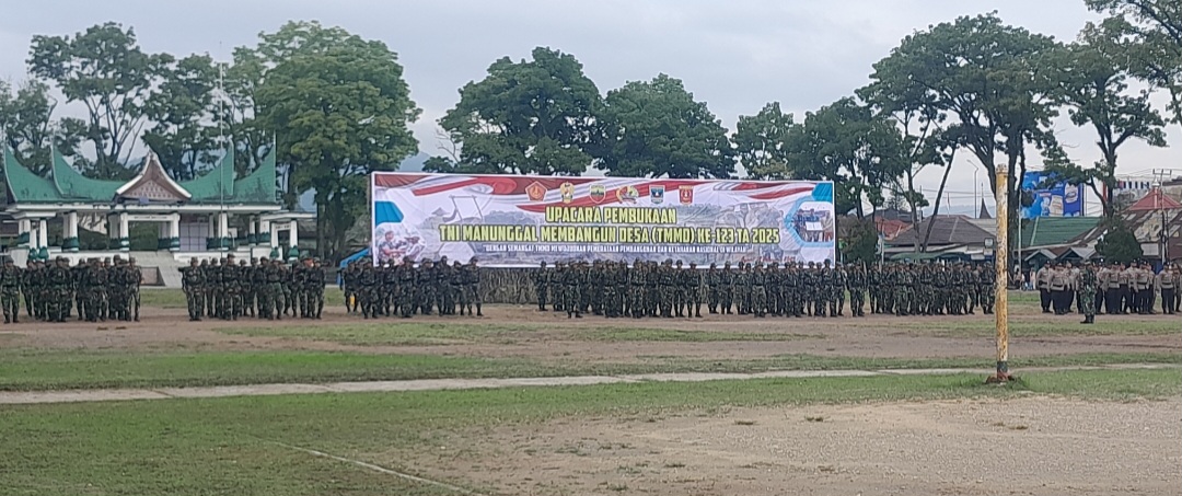 Lebih 150 Personel TNI AD Ikuti TMMD ke 123 Ta.2025 Balingka Kecamatan IV Koto