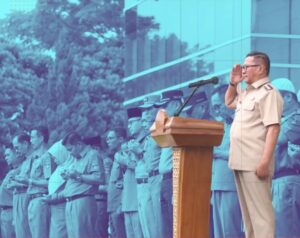 Wali Kota Ramlan Pimpin Apel Perdana Pasca Libur Lebaran