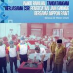Wako Ramlan, Tandatangani Kerjasama CSR Pengecatan Jam Gadang Bersama Nippon Paint