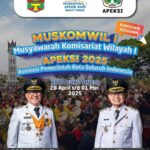 Bukittinggi resmi menjadi tuan rumah Musyawarah Komisariat Wilayah (Muskomwil) Asosiasi Pemerintah Kota Seluruh Indonesia (APEKSI) Tahun 2025.