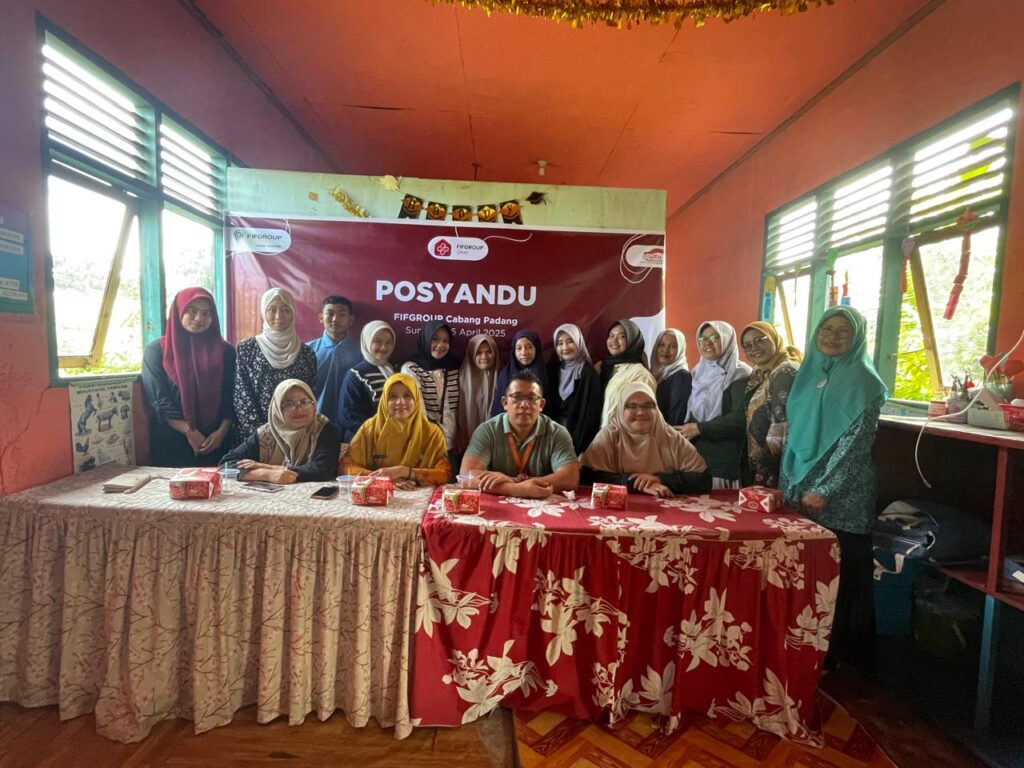 FIF Group Cabang Padang Gelar Posyandu Kelurahan, Sebagai Bukti Perusahaan Dapat Memberikan Manfaat Bagi Masyarakat Banyak
