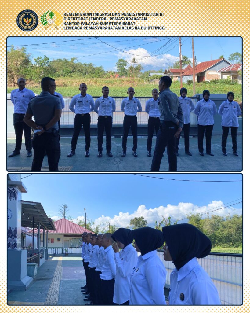 Lapas Kelas IIA Bukittinggi Terima 10 CASN Formasi Tahun 2024,Kalapas Berharap Adanya Perubahan Semangat Baru Untuk Perubahan Menjadi Lebih Baik