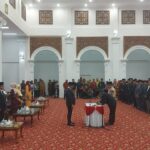 Wako Ramlan Lantik Rismal Hadi sebagai Sekretaris Daerah Kota Bukittinggi