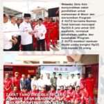 Wawako Ibnu serahkan Zakat Pendidikan Mahasiswa Dan Resmikan Program Z-AUTO BAZNAS 