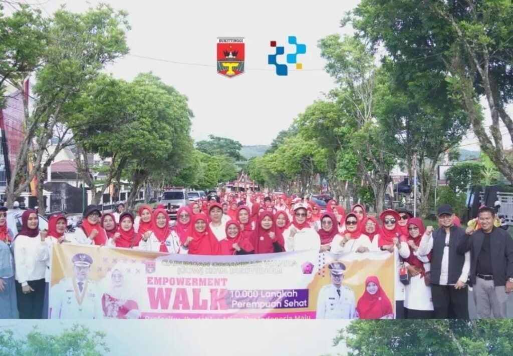 Wawako Ibnu Asis Buka Empowerment Walk 10.000 Langkah di Bukittinggi