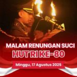 Pemerintah Kota Bukittinggi Gelar Malam Renungan Suci HUT RI Ke-80