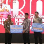 Malam Resepsi HUT RI ke-80 di Bukittinggi Meriah