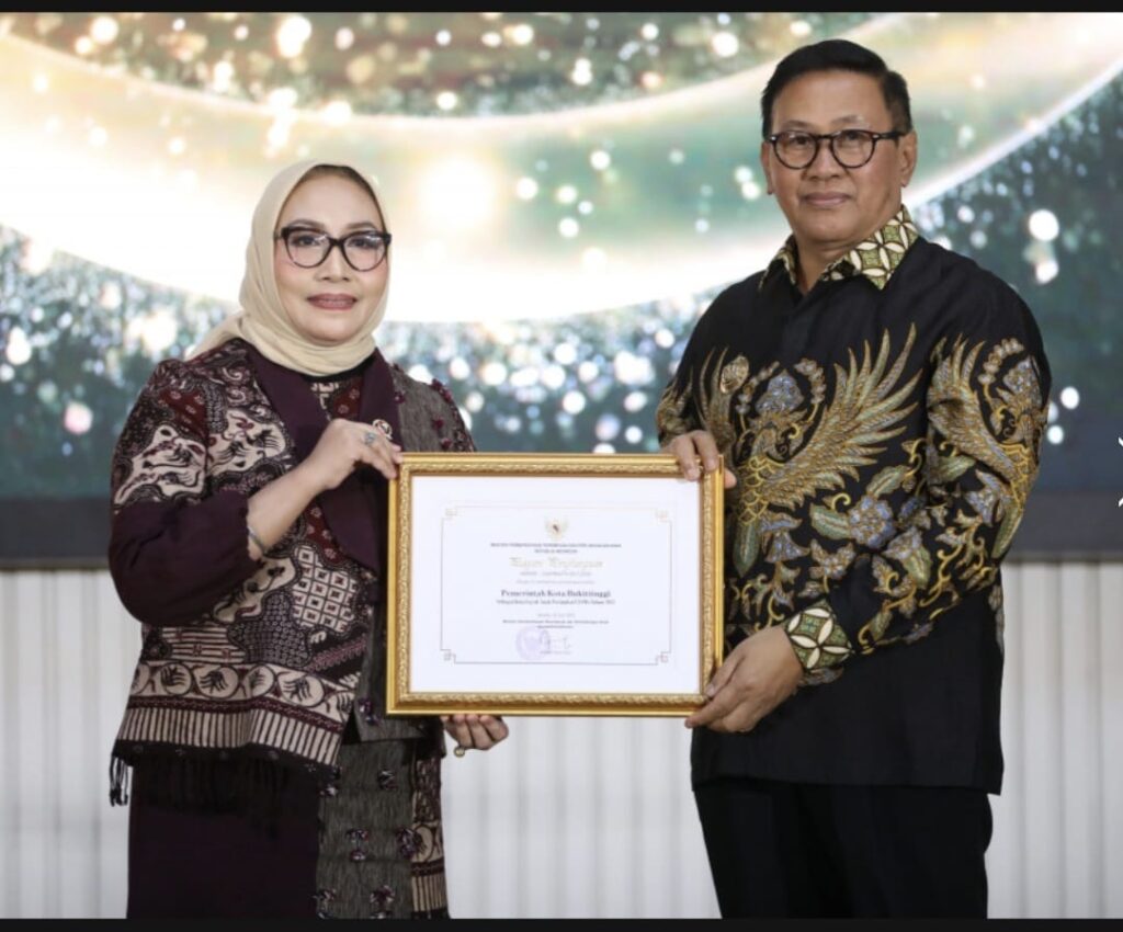 Bukittinggi Raih Penghargaan Kota Layak Anak Peringkat Utama Tahun 2025