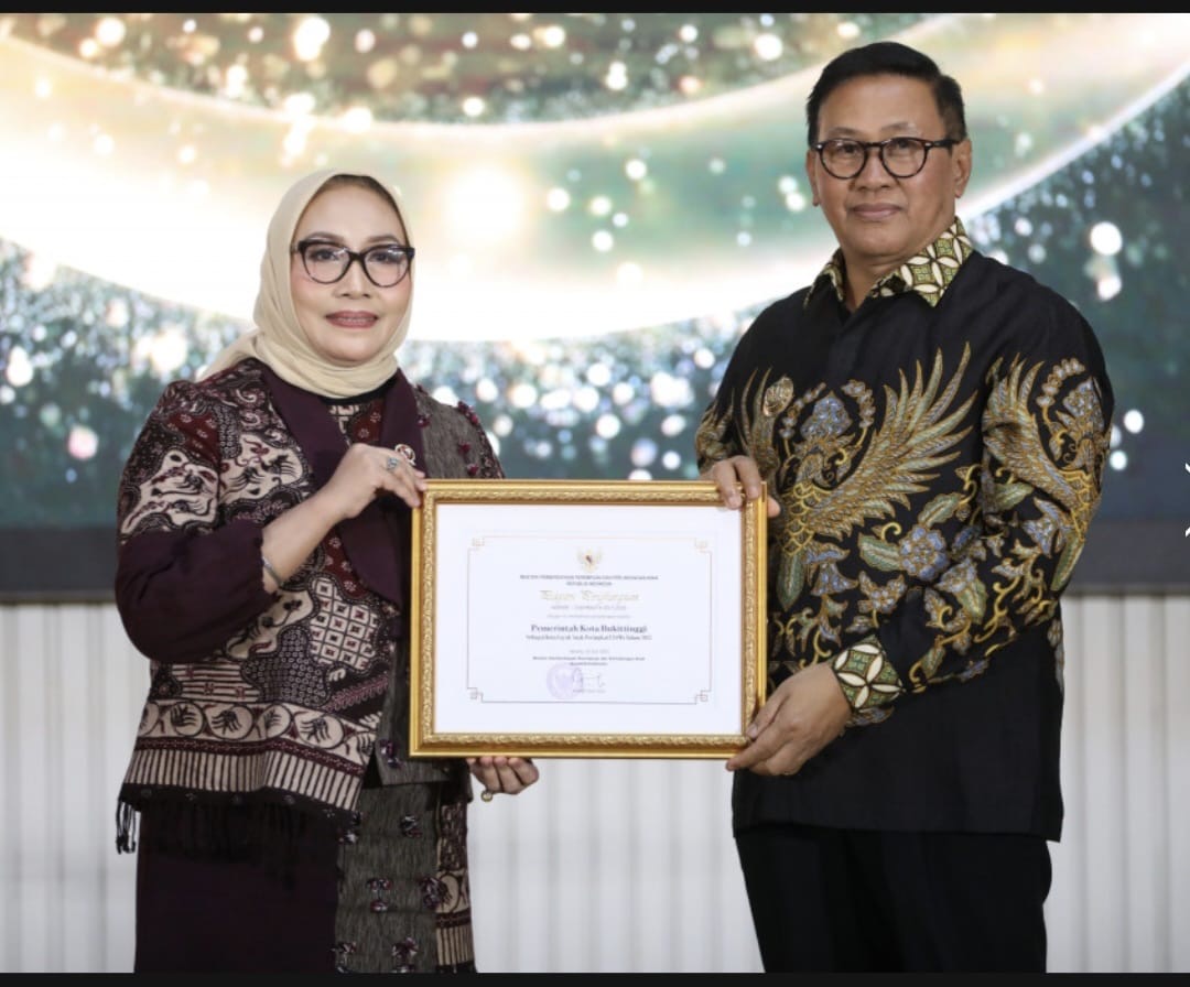 Bukittinggi Raih Penghargaan Kota Layak Anak Peringkat Utama Tahun 2025