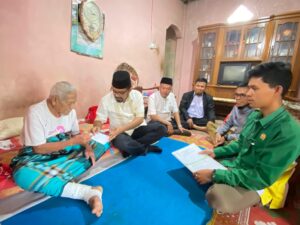BAZNAS Kota Bukittinggi Salurkan Bantuan untuk Korban Kecelakaan di Garegeh