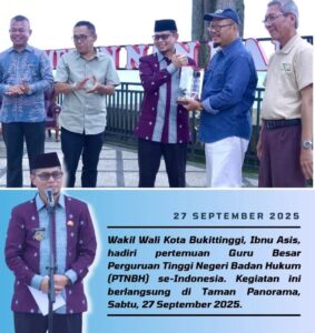 Wawako Ibnu Asis Hadiri Pertemuan Guru Besar PTNBH se-Indonesia