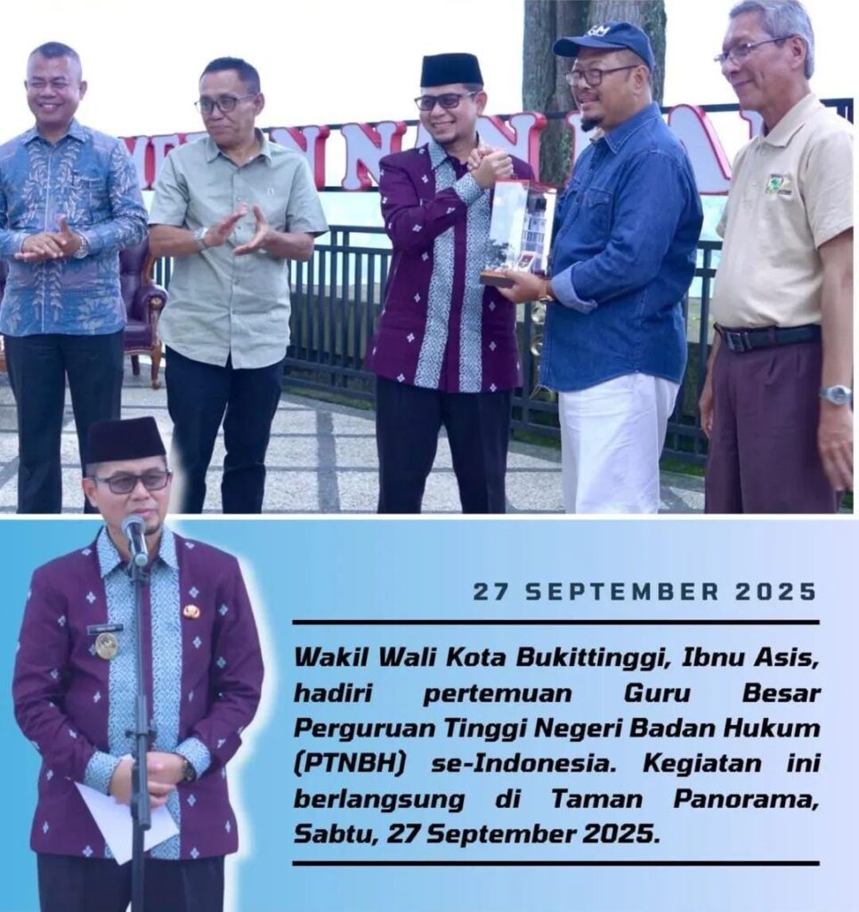 Wawako Ibnu Asis Hadiri Pertemuan Guru Besar PTNBH se-Indonesia