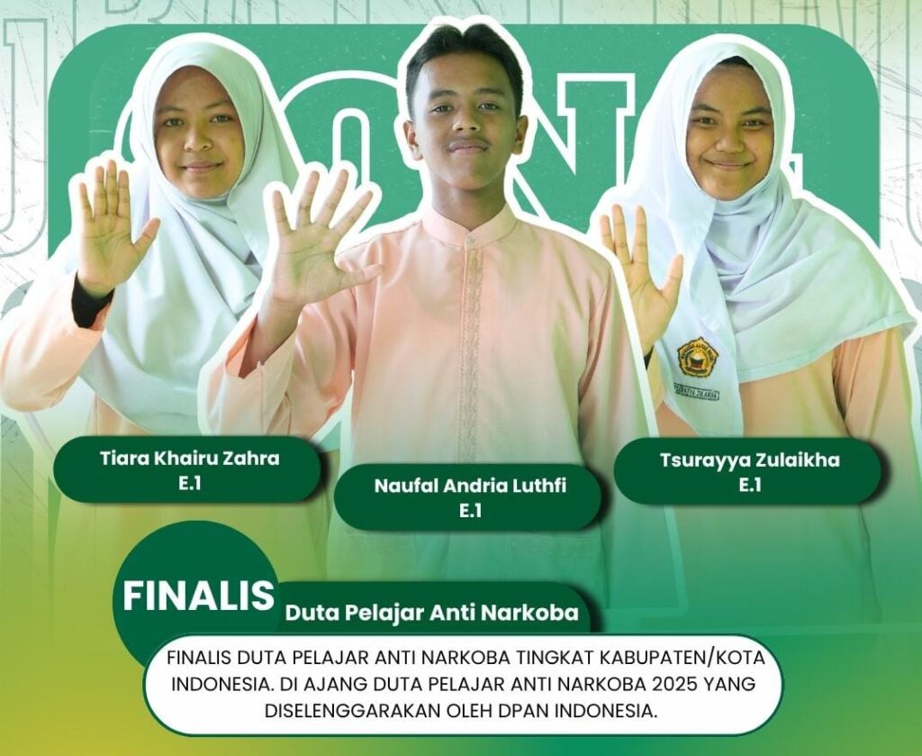 Bangga! Siswa MAN 1 Bukittinggi Wakili Sumatera Barat Sebagai Duta Anti Narkoba Tingkat Nasional 2025: Reprentasi Pelajar Sumatera Barat dalam Advokasi Pencegahan Narkoba