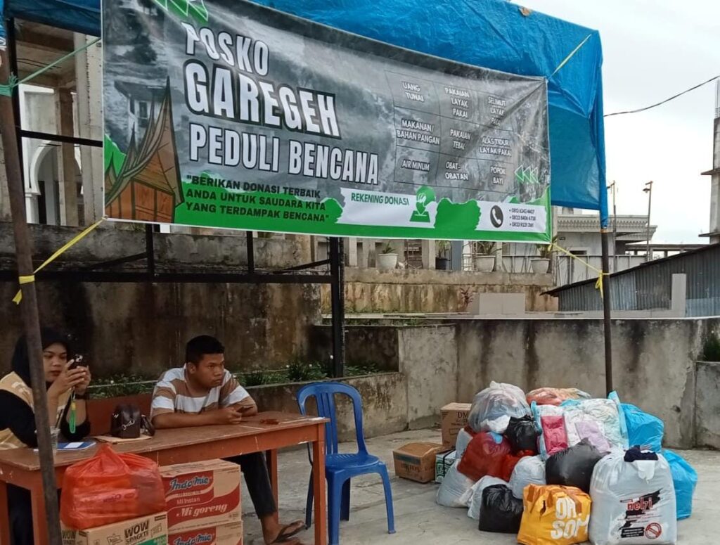 Garegeh Peduli Bergerak, Warga Garegeh Bukittinggi Galang Bantuan untuk Korban Banjir, Longsor, dan Galodo Sumbar