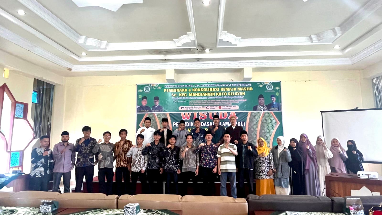 MUI Mandiangin Koto Selayan Gelar Konsolidasi: Menyiapkan Remaja Masjid Sebagai Pilar Peradaban