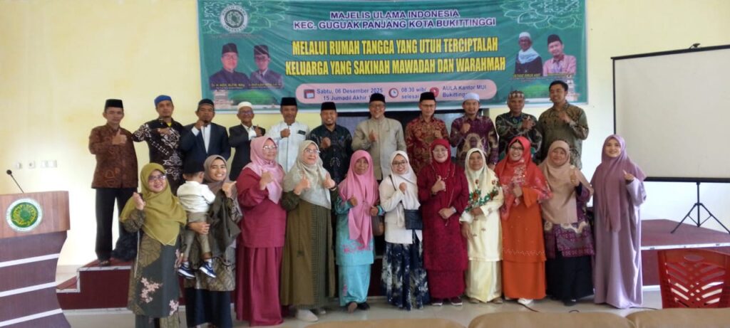 KUA Guguk Panjang dan MUI Gelar Pelatihan Ketahanan Keluarga untuk Keluarga Milenial