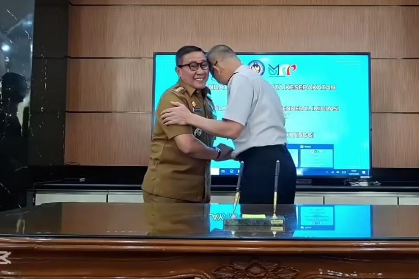 Buat Paspor Bisa di MPP Bukittinggi, Wako Ramlan Tanda Tangani WOU Kesepakatan KeImigrasian