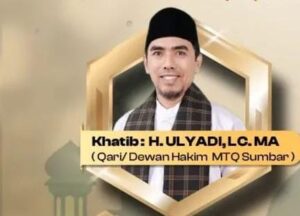 H. Ulyadi Khatib Idul Fitri 1447 H di Lapangan Wirabraja Bukittinggi