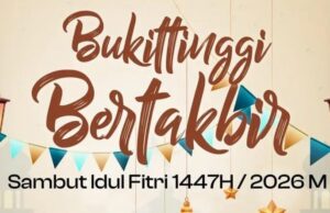 Bukittinggi Gemilang Bertakbir”, di Pelataran Jam Gadang Menunggu Hasil Sidang Isbat
