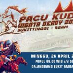 Pacu Kuda Derby 2026 Bukittinggi–Agam Digelar 26 April, Siap Dongkrak Wisata dan Ekonomi Lokal