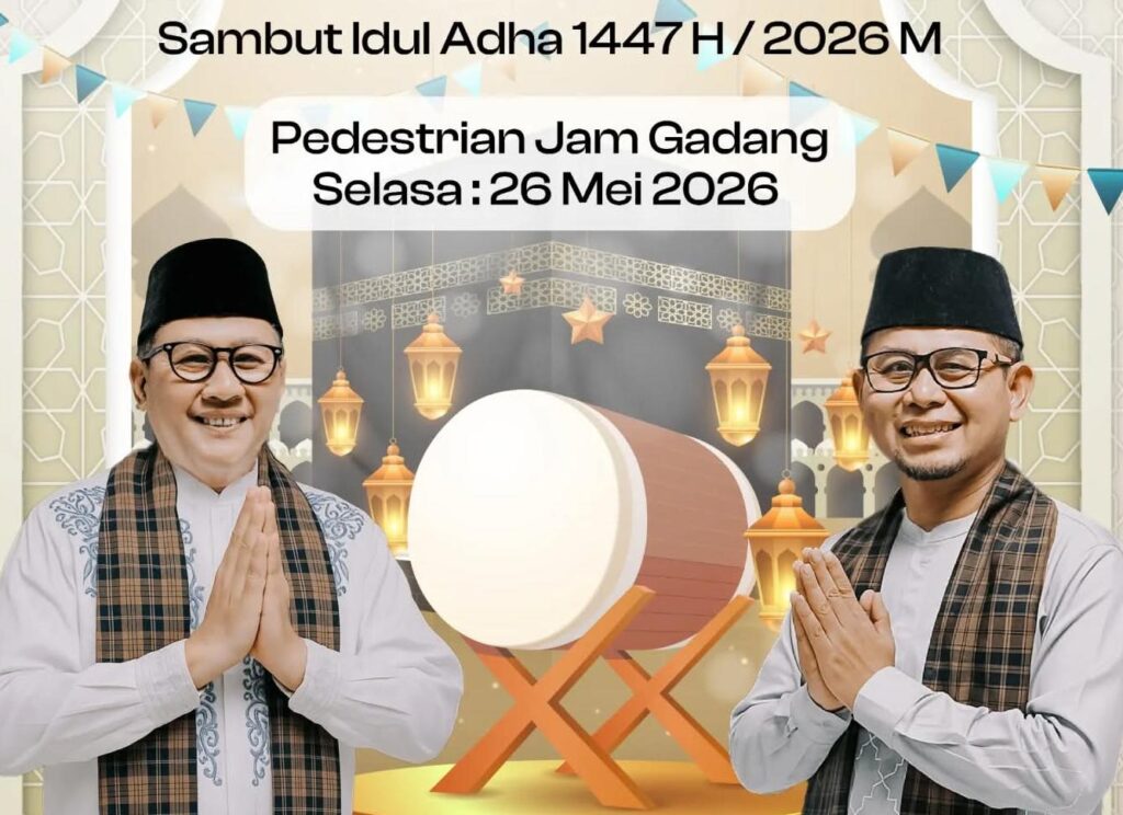 Prof Muchlis Bahar Khatib Idul Adha Bukittinggi, Salat Digelar di Lapangan Wirabraja Bukittinggi