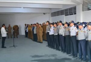 Wako Ramlan Pimpin Apel Gabungan Dishub, Tekankan Pelayanan dan Persiapan Angkutan Gratis Pelajar