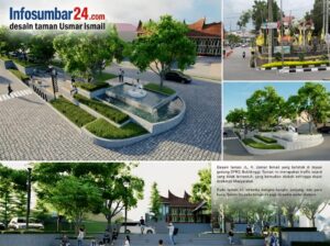 Dukung Konsep ICP, Taman Depan DPRD Direvitalisasi, Tanaman Hias Akan Ditanam Tambah Estetika Kota