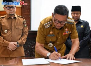 Pemko Bukittinggi dan DPRD Tandatangani Raperda Perubahan APBD Tahun Anggaran 2026