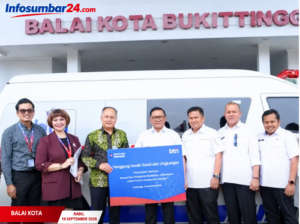 Pemko Bukittinggi Terima Hibah Ambulance dari Bank BTN untuk Dukung Pelayanan RSUD