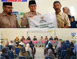 Pemko–BAZNAS Bukittinggi Salurkan Rp38,87 Juta untuk 52 Mustahik, Dorong Kemandirian Ekonomi Warga