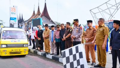 53 Angkot Resmi Layani 874 Pelajar, Pemko Bukittinggi Launching Angkutan Sekolah Gratis